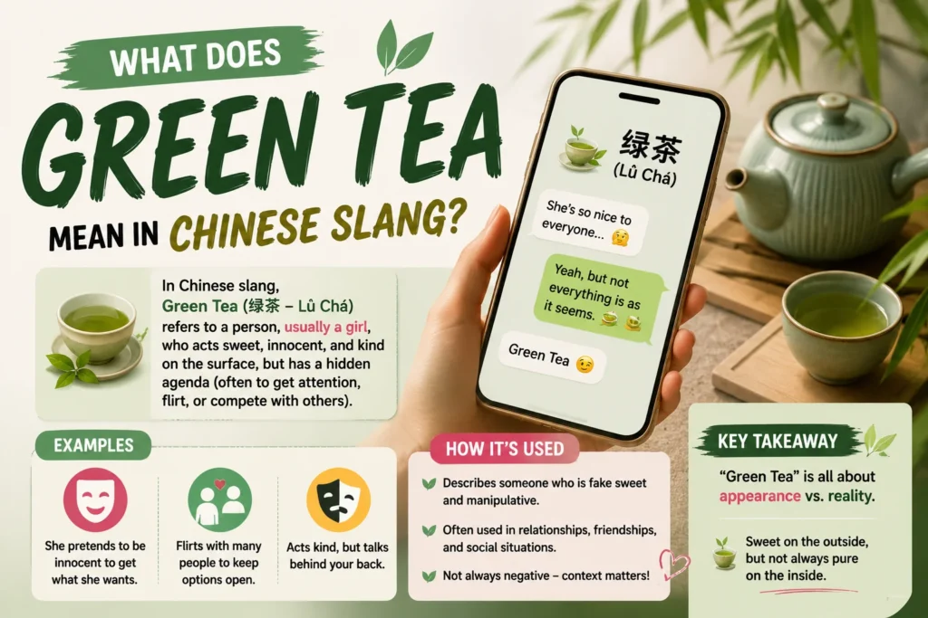 What Does “Green Tea” Mean in Chinese Slang? Social Media Use