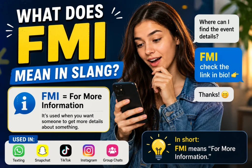 What Does FMI Mean in Slang? Real Text Examples + How to Use It
