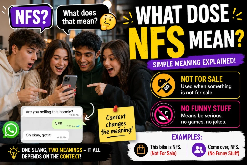 What Dose NFS Mean? Simple Text Meaning Guide