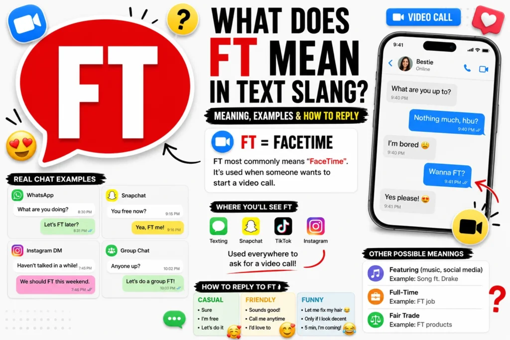What Does FT Mean in Text Slang? FaceTime Explained