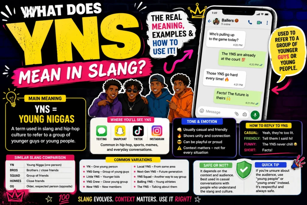 What Does YNS Mean in Slang? Text Meaning Explained