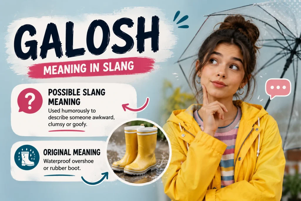 Galosh Meaning Slang in English: Myth or Real Slang?