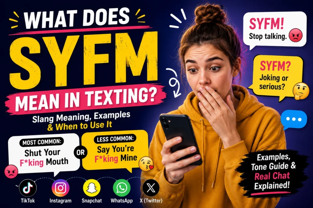 What Does SYFM Mean in Texting Slang?