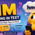HM Meaning in Text: Why That Tiny Reply Says So Much