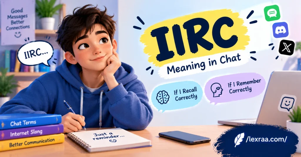 IIRC Meaning in Chat: What It Really Tells You