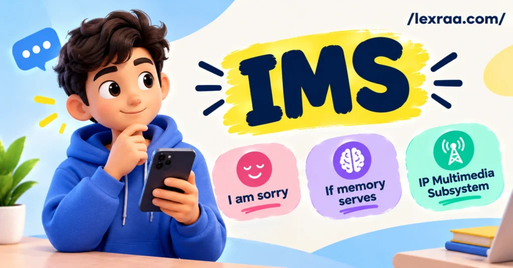 IMS Text Meaning: What Does IMS Mean in Chat?