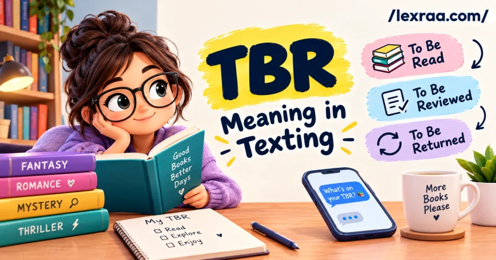 TBR Meaning in Text: It Means When Someone Sends It